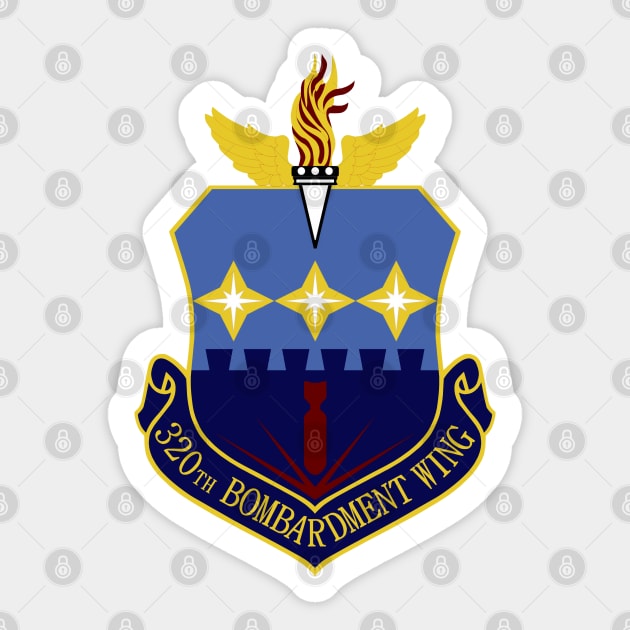 320th Bomb Wing Sticker by Ace Apparel & Accessories